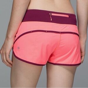 Lululemon Speed Short Flare Light Deep Plum Size 8